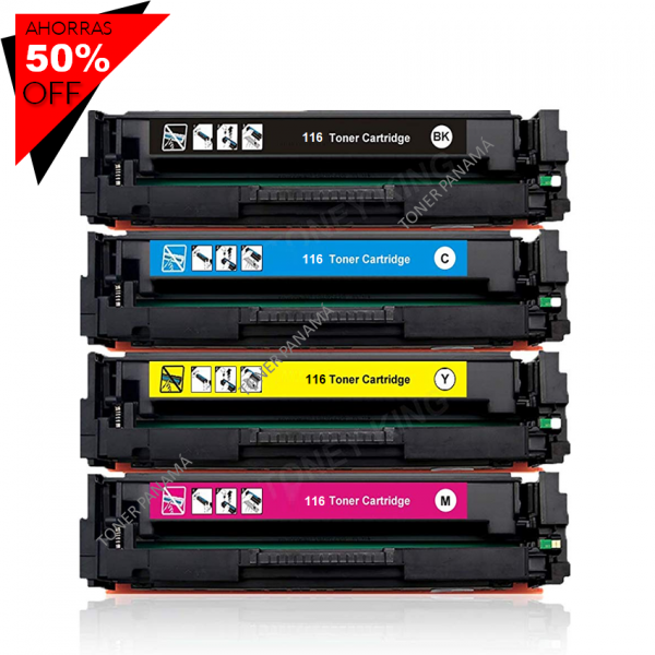 TONER 116 BK, CY, MG, YW COMPATIBLE