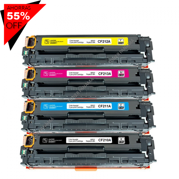 TONER CF210A / 211A / 212A / 213A COMPATIBLES